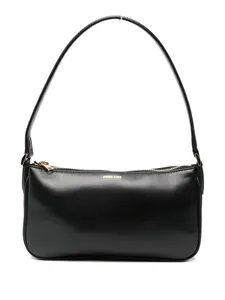 Кожаная сумка-тоут ANINE BING, черный