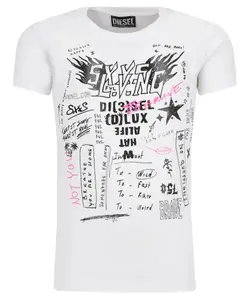 Футболка tsilyexa Regular fit Diesel, белый