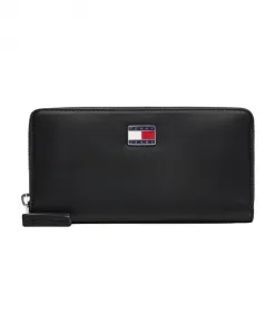 Черный кошелек на молнии Tommy Jeans, черный