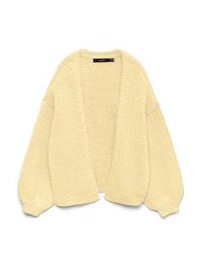 VERO MODA Кардиган 'VMMaybe' вязаный, светло-желтый
