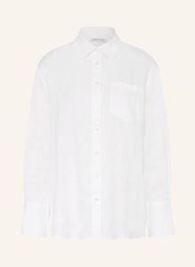 Льняная блузка-рубашка Mrs & Hugs, белый