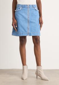 Юбка Mads Nørgaard CLASSIC RIVA SKIRT, Mid Blue Denim/Blue Denim
