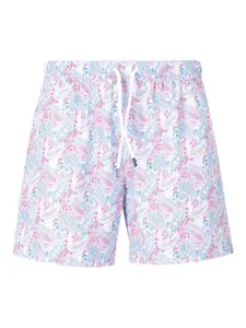Плавки-шорты с цветочным принтом Fedeli, розовый