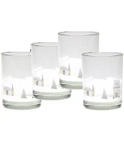 Двойной стакан в старинном стиле, набор из 4 шт. Culver, white