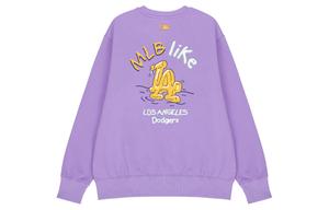 Толстовка los angeles dodgers like unisex violet MLB, фиолетовый