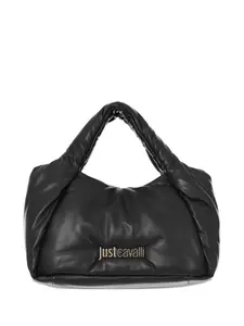 Мягкая сумка-тоут с верхней ручкой Just Cavalli, черный