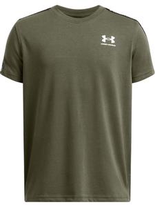 Спортивная футболка Icon Taped T-Shirt зеленого цвета Under Armour