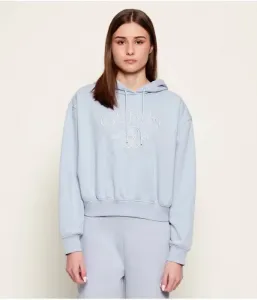 Толстовка YAYOI cropped fit Guess Active, небесно-голубой