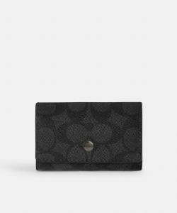 Чехол для ключей с пятью кольцами, фирменный, из холста.