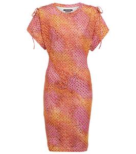 Футболка-мини-платье Zarko из хлопка Isabel Marant, Tangerine