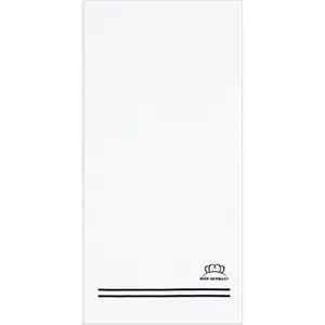 Полотенце с надписью Miss Germany, бело-черный