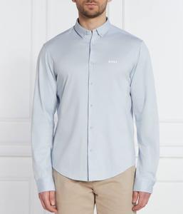 Рубашка b_motion_l Regular fit Boss Green, синий