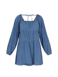 Faina Женское платье синего цвета