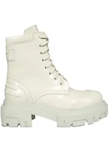 Ботинки на платформе со шнуровкой MSGM, белый