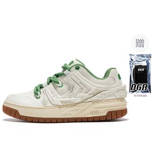 Коллекция Type Play — Кроссовки для скейтбординга Gamer Space 1 Togo низкие унисекс бело-зеленые базовые экрю улучшенные OGR