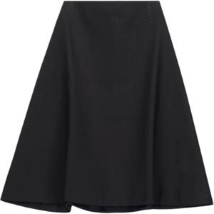 Футболка FW24 Повседневная Длинная Юбка Женская Черная MARNI