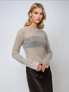 Блуза Hiccup, серебристо-серый