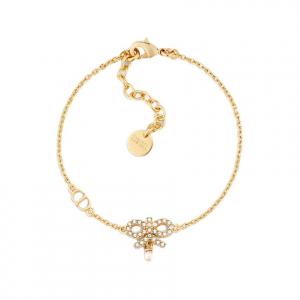 DIOR Металлический браслет унисекс золотой