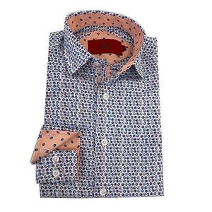 Мальчиковая рубашка slim fit с принтом Elie Balleh