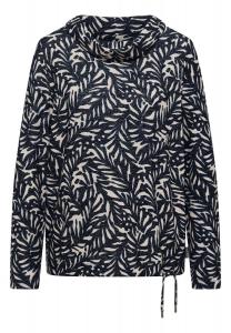 CECIL Лонгслив в крапинку синего цвета