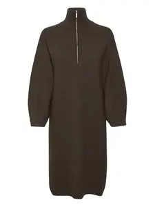 Платье мини на молнии Gestuz, коричневый