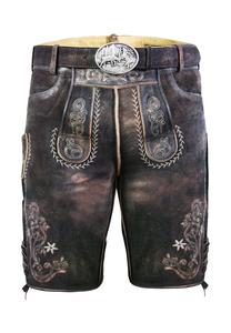 Шорты Wildbuck Lederhosen Alex EDELNICE, темно-коричневый