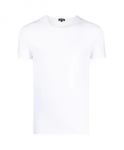 Облегающая футболка из эластичного хлопка Zegna, белый