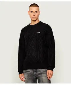 Свитер Relaxed fit Guess Jeans, черный