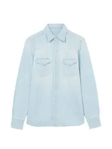 Джинсовая рубашка в западном стиле Texj Fortela, синий