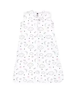 Хлопковый спальный мешок без рукавов для младенцев девочек, мешок, одеяло Hudson Baby, dreamer