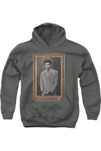 Толстовка с капюшоном "Портрет Крамера" из сериала Seinfeld Gildan, Charcoal