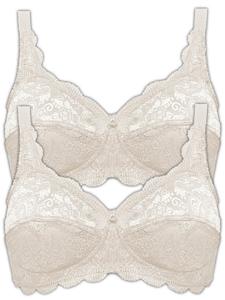 Бюстгальтер без косточек SUSA 2er Pack BH ohne Bügel Latina, цвет Champagner Champagner