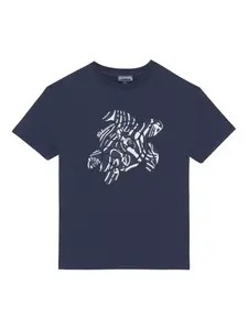 Футболка с круглым вырезом Vilebrequin Kids, синий