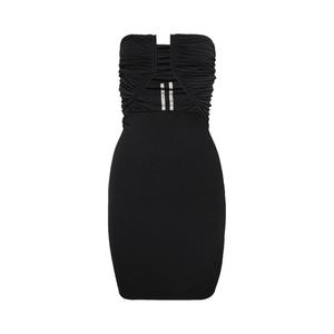 Платье Rick Owens Prong Jersey Mini Dress, черный