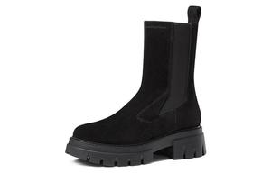 ASH Короткие сапоги Martin для женщин глянцевый черный