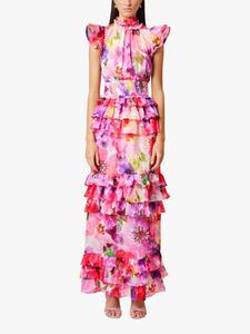 Макси-платье с цветочным принтом darra Elliatt, разноцветный