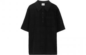 Рубашка поло мужская черная Burberry, черный