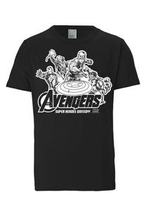 Футболка LOGOSHIRT Shirt Marvel Comics - Avengers, черный