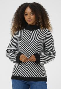 Джемпер Love Copenhagen LCLUMIA KNIT PULLOVER, Black White Chevron/Black