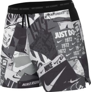 Мужские шорты Nike Stride Run Energy Gefütterte Dri-fit-laufshort Für Herren (около 12,5 см), Off Noir/Black/Black/Reflective Silv