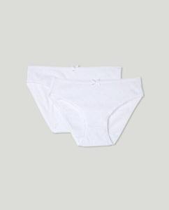 Комплект из двух трусиков для девочек Cotton Juice, белый