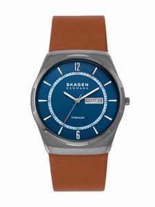 Мужские аналоговые кожаные часы Skagen SKW6906