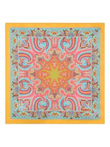 Шелковый нагрудный платок ETRO, оранжевый