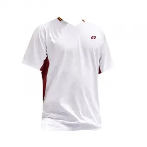 Футболка женская V-образным вырезом YONEX, rusty черный