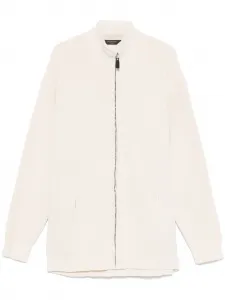 Кардиган на молнии BALENCIAGA, белый