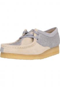 Туфли на шнуровке CLARKS Wallabee, Light blue