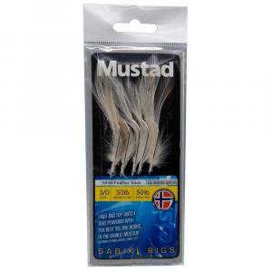 Оснастки Mustad Feather Trace, белый