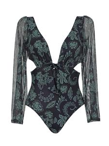 Треугольный купальник VIVID, темно-синий