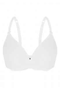 Бюстгальтер-футболка sassa BEAUTIFUL ROSE, белый