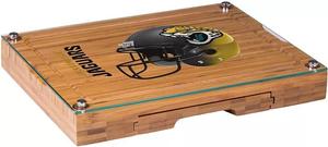 Picnic Time Jacksonville Jaguars Набор досок для сыра и ножей со стеклянной крышкой